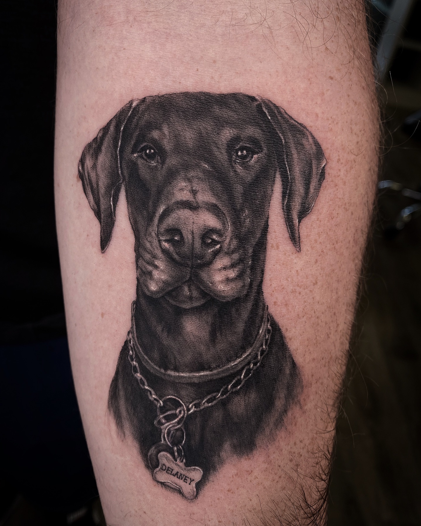 Tattoo by @jenpetronella — realism, black_and_grey