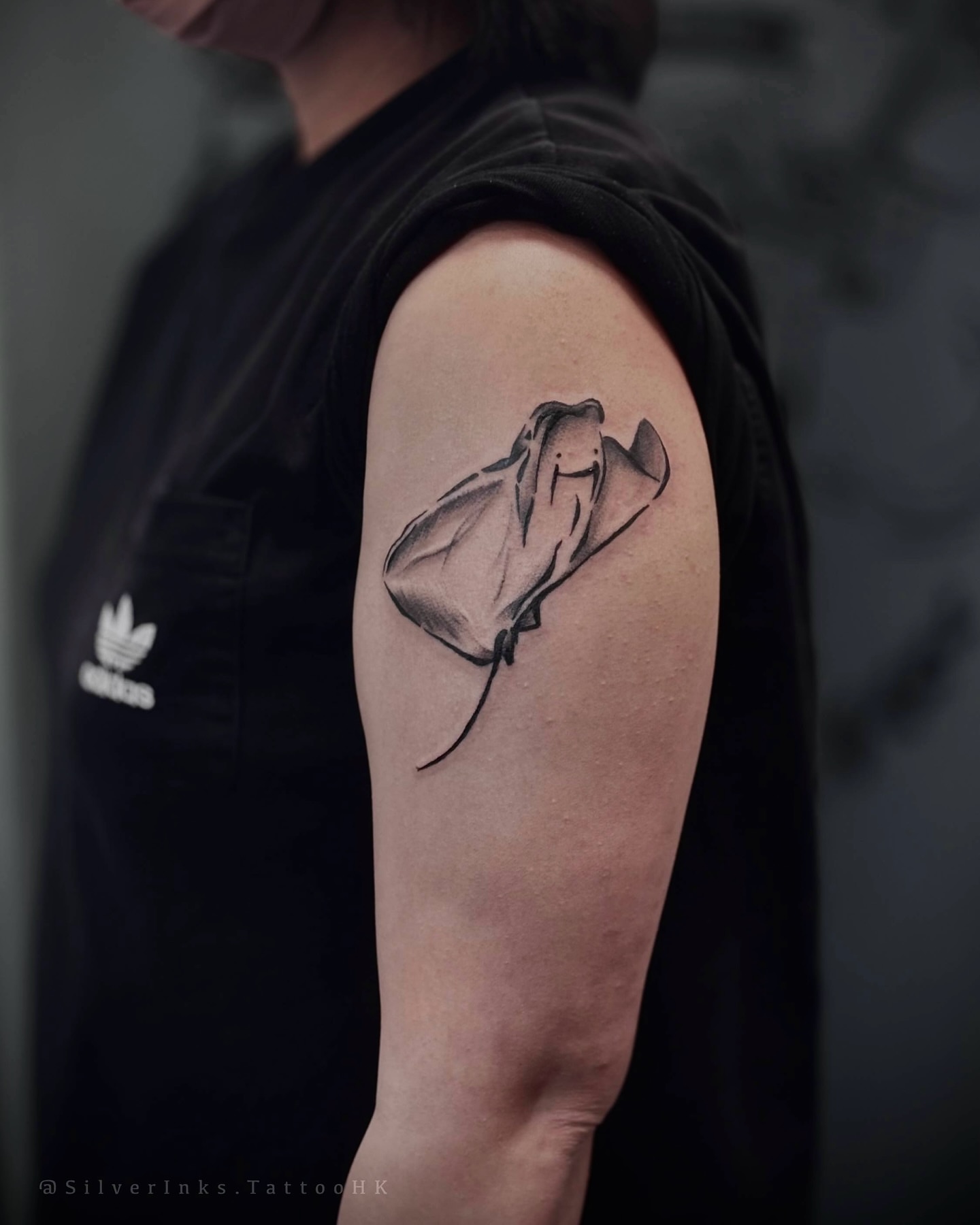 Tattoo by @silverinks.tattoohk — black_and_grey