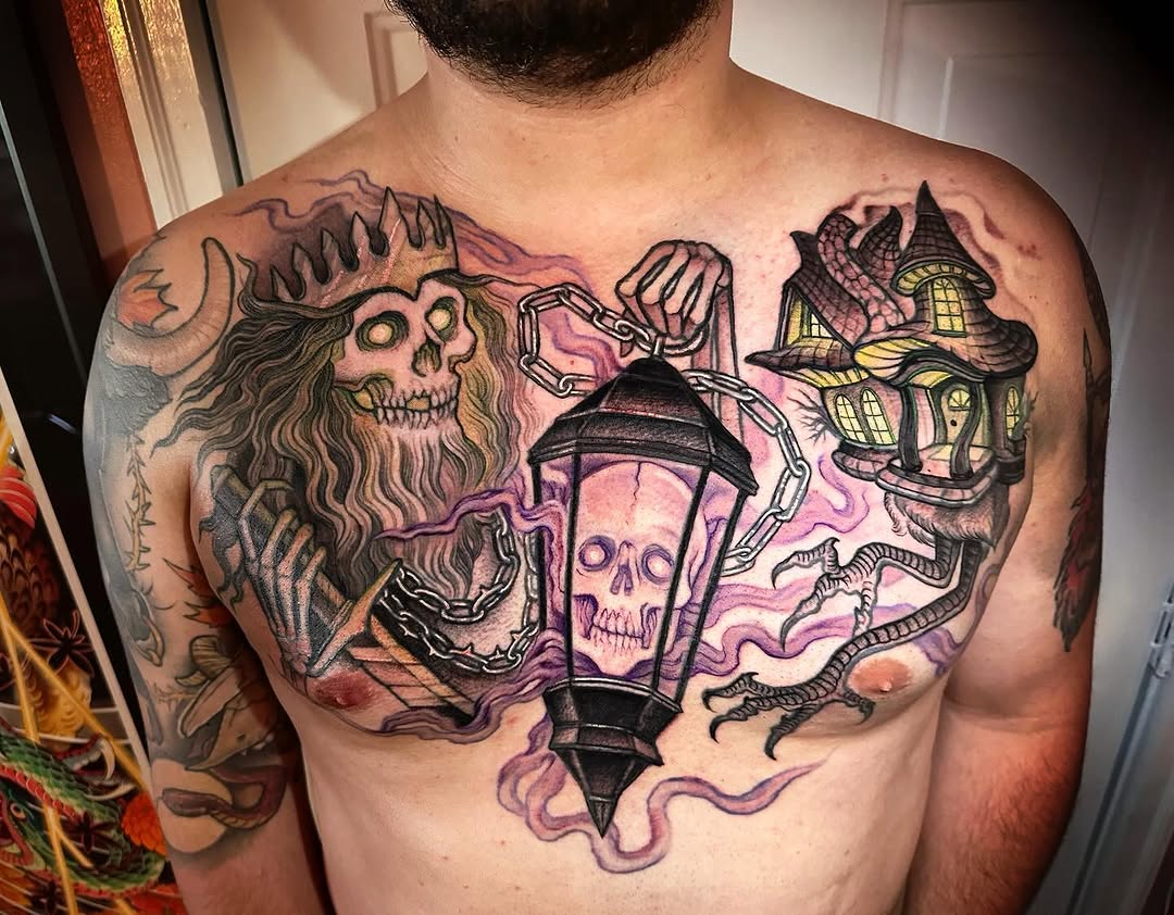 Tattoo by @langley_osborn — new_school, dark_realism