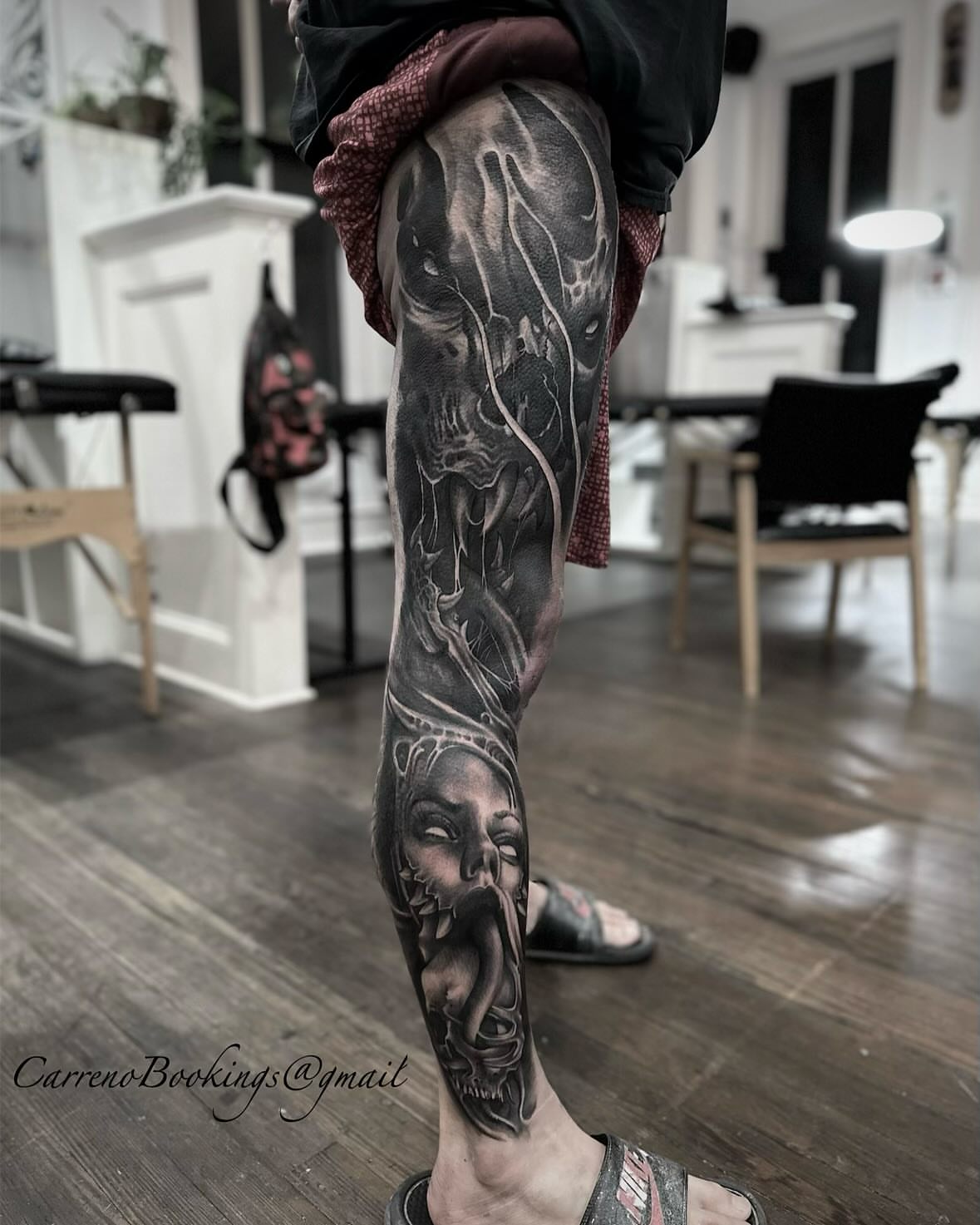 Tattoo by @petecarreno — black_and_grey, realism