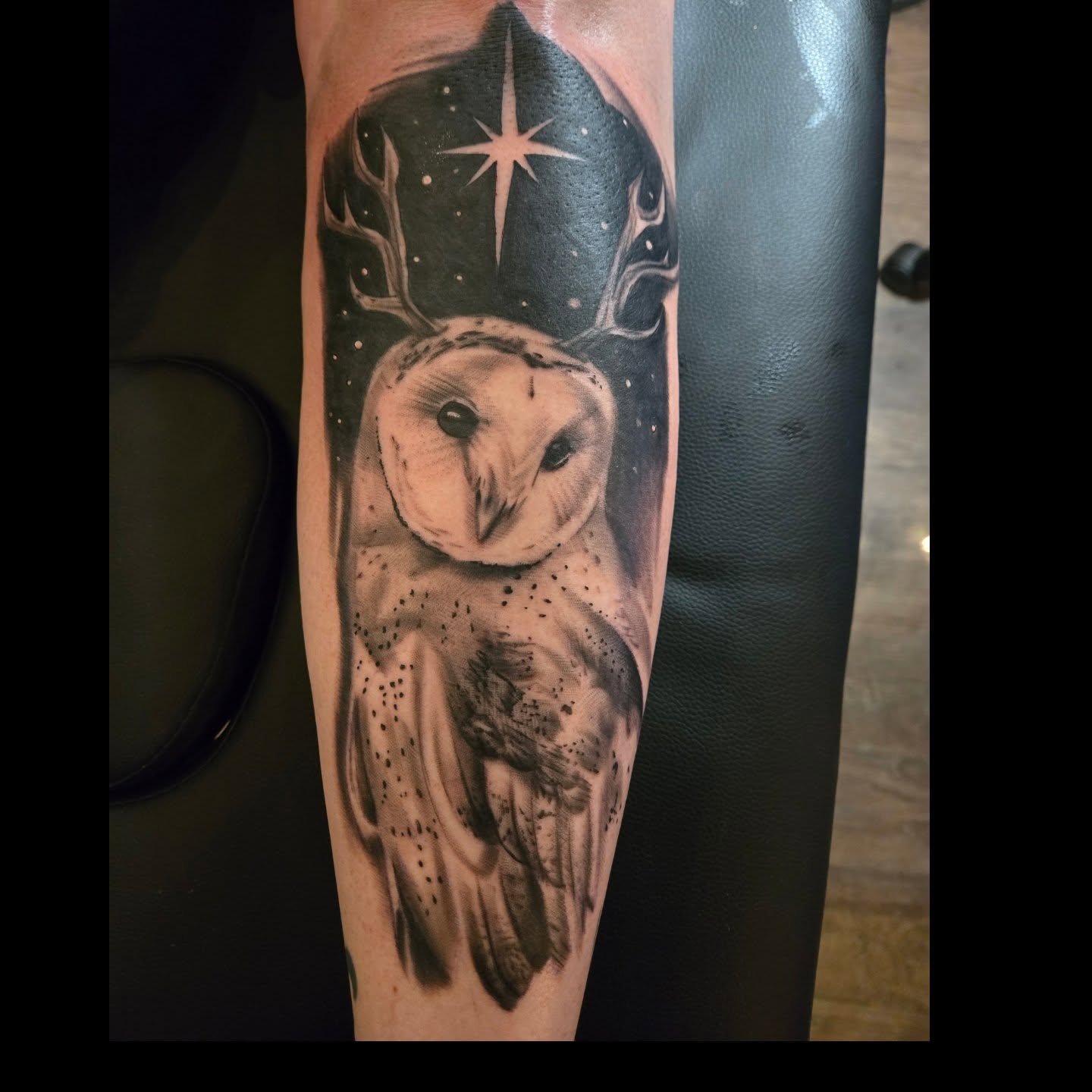 Tattoo by @goth_ross_502 — realism, dotwork