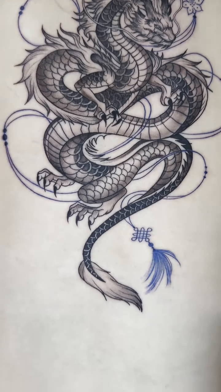 Tattoo by @dayana_tattooartist — japanese_irezumi, black_and_grey