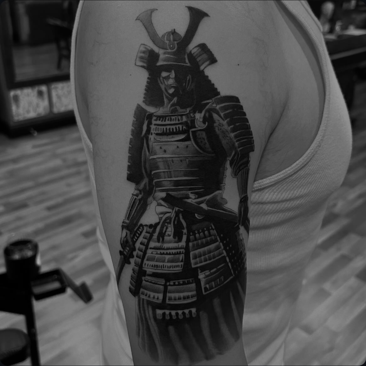 Tattoo by @acruz_707 — black_and_grey, realism