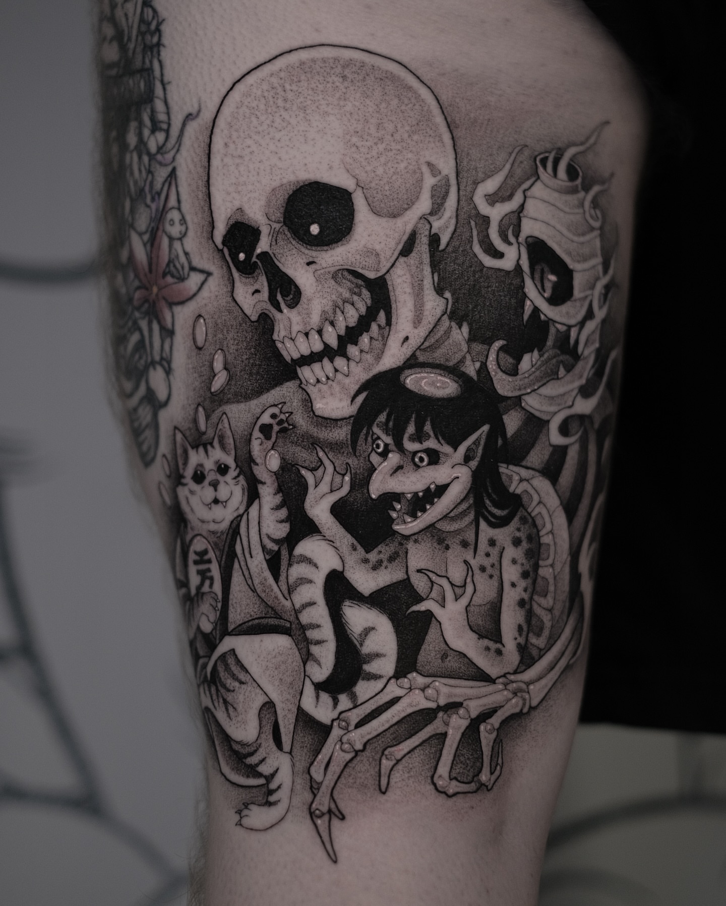 Tattoo by @lina.lcfr — dotwork, dark_realism