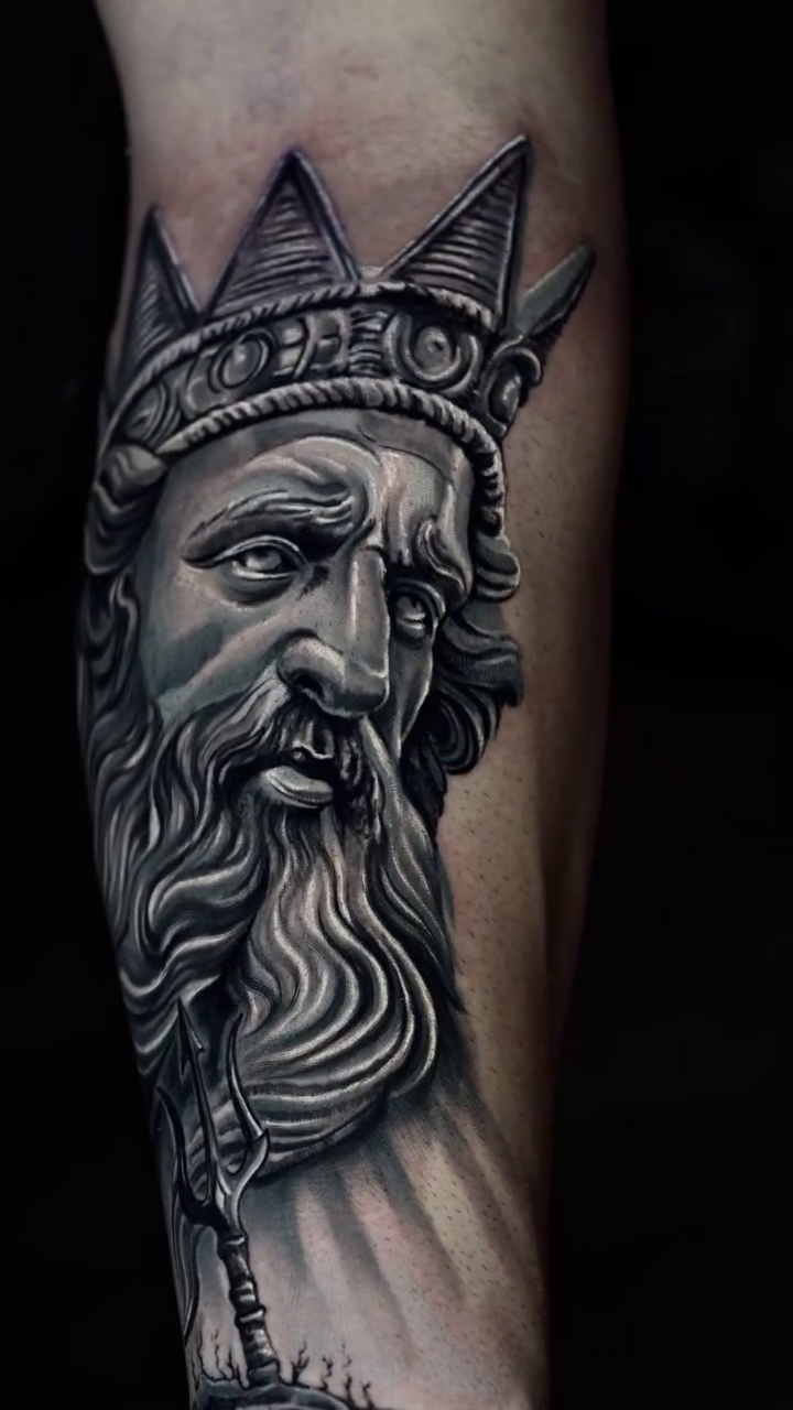 Tattoo by @corzo_tattoo_art — realism, black_and_grey