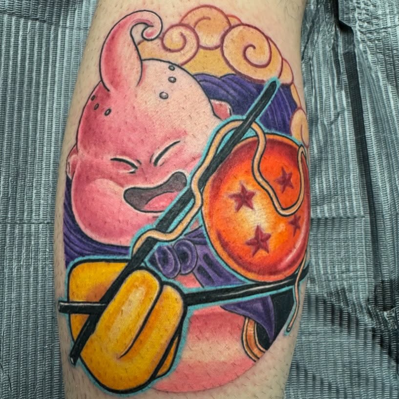 Tattoo by @shabby_beatnik — anime