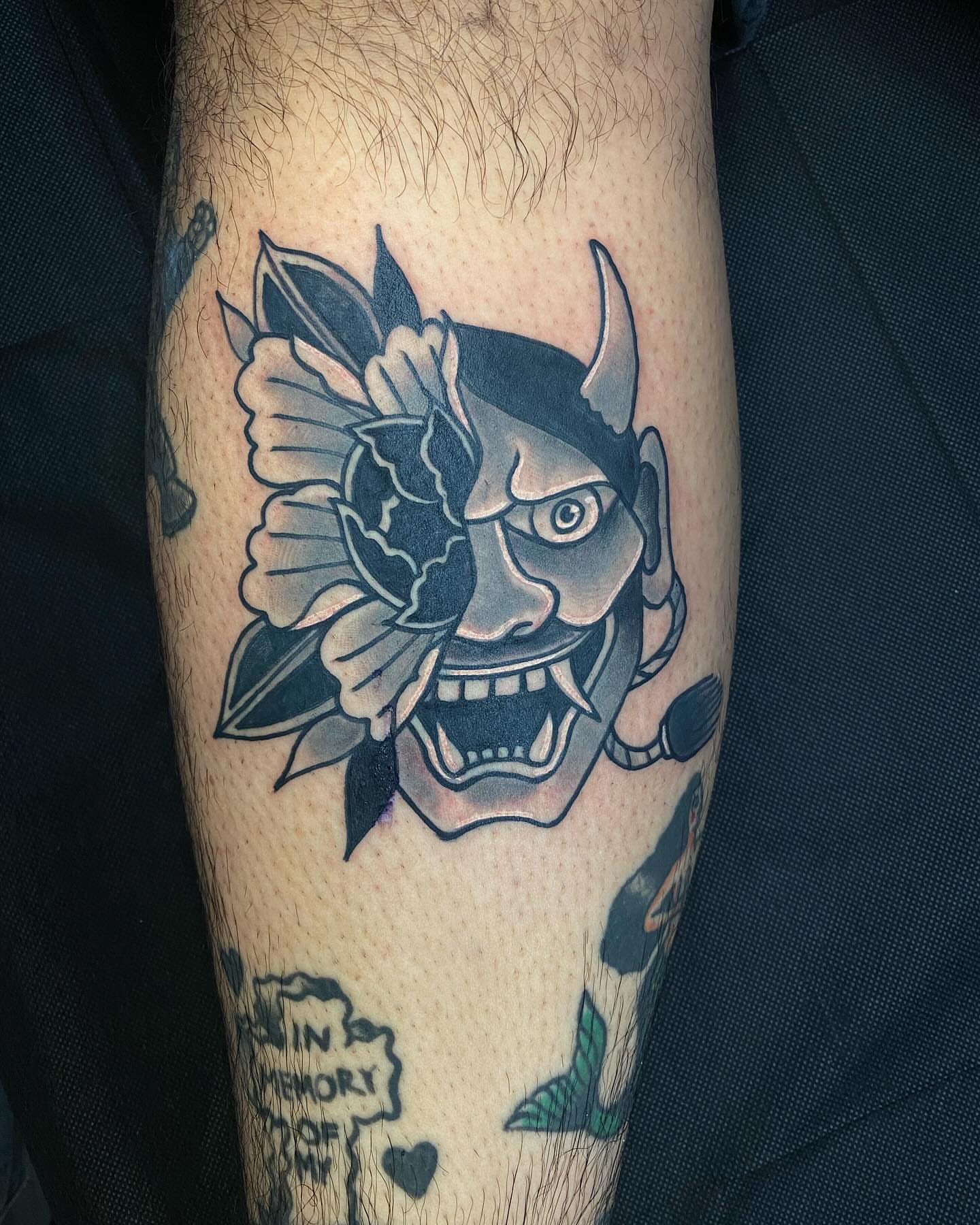 Tattoo by @jinx_removing โ black_and_grey