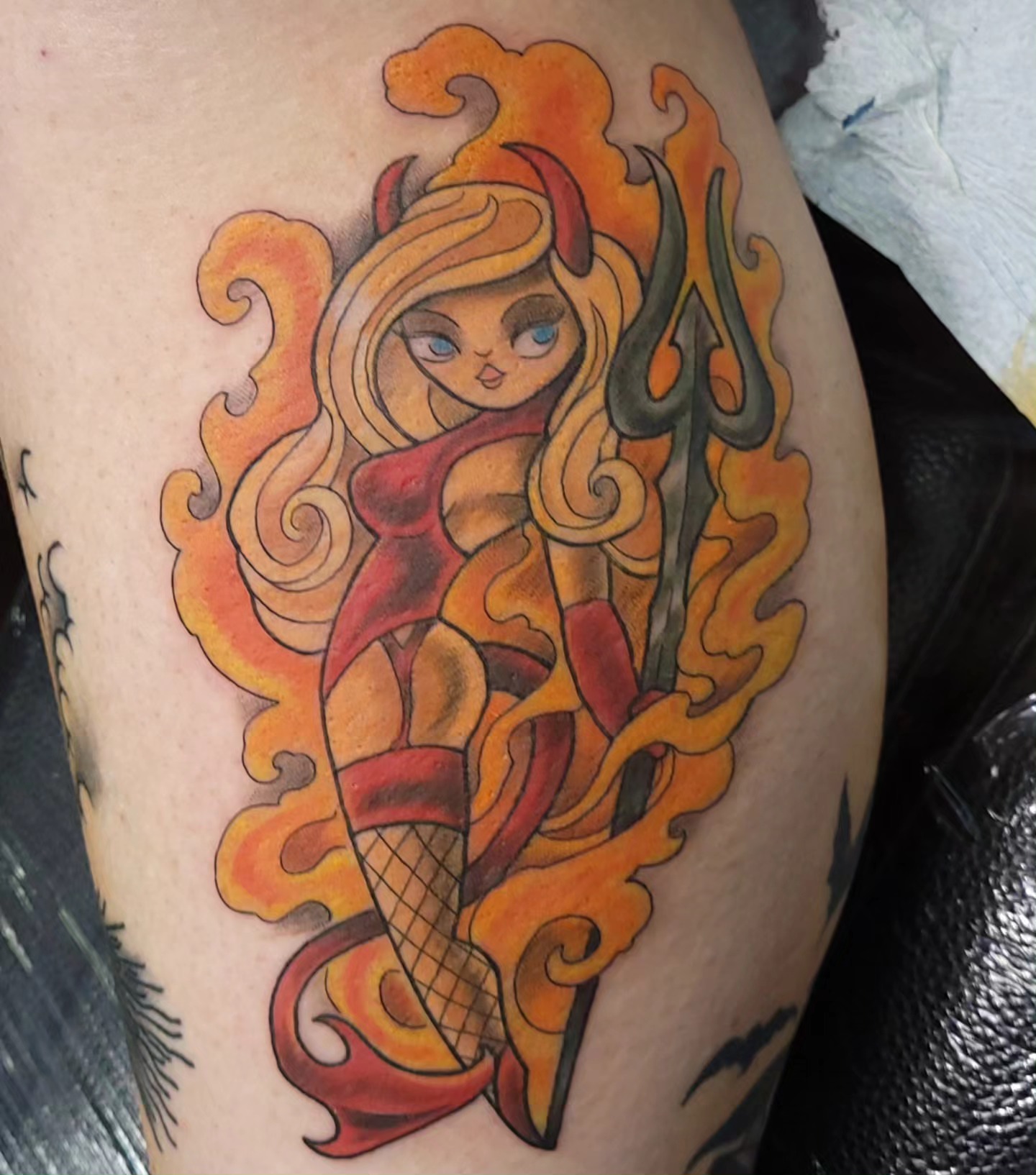 Tattoo by @austinberrytattoos — new_school, anime
