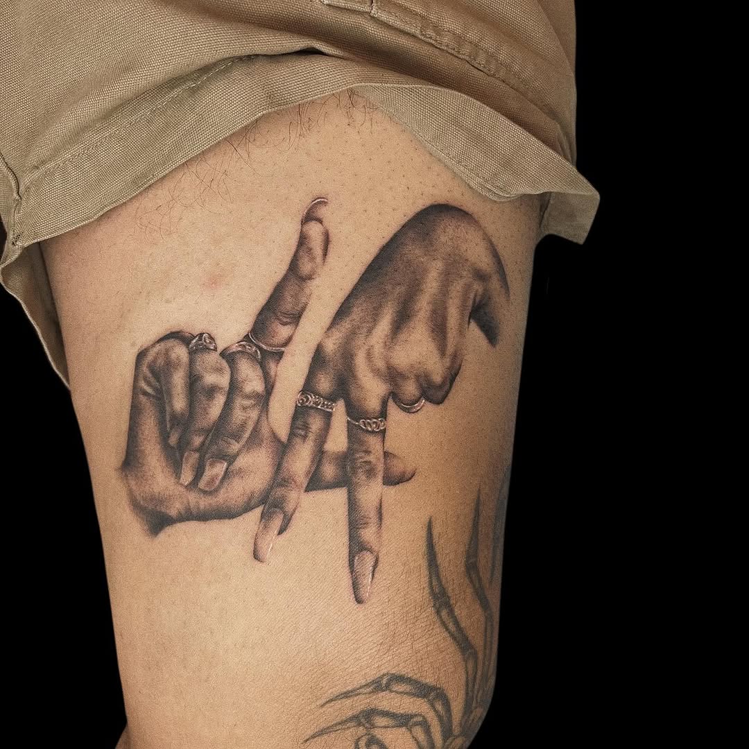 Tattoo by @wizdtattoo — realism, black_and_grey