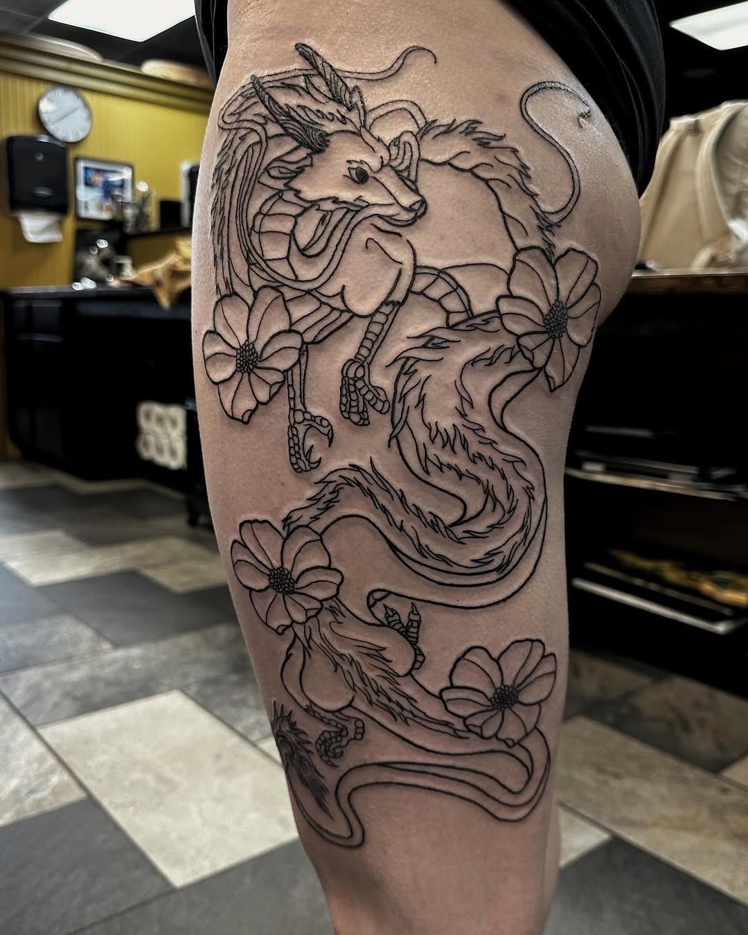 Tattoo by @lizgracedunn — japanese_irezumi