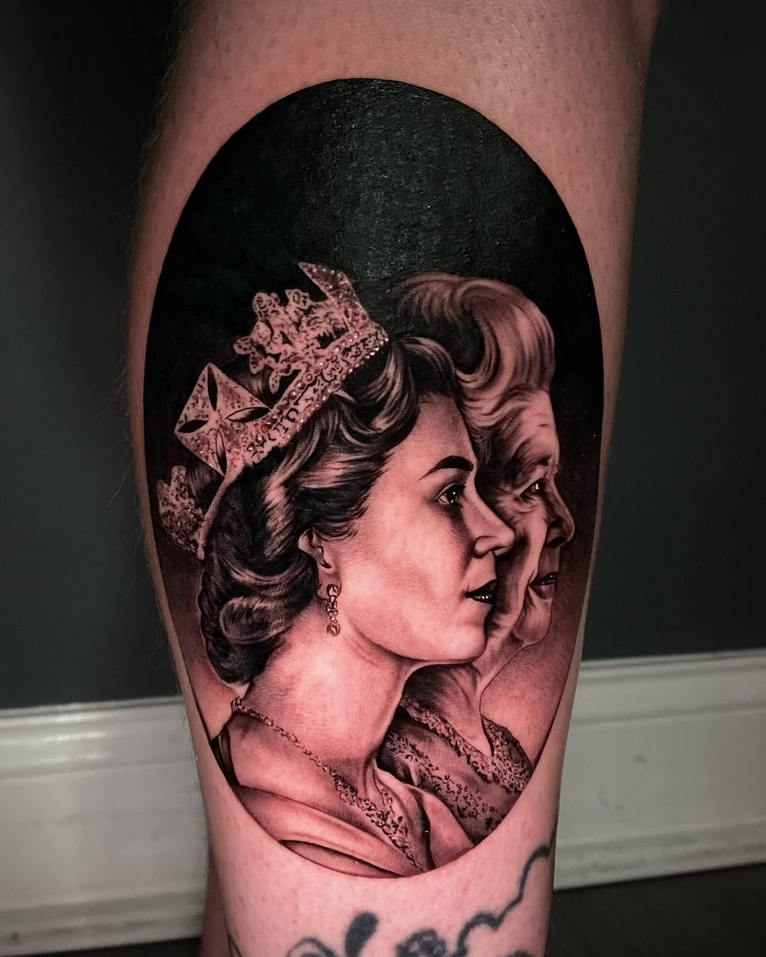 Tattoo by @beckyleetattoos — realism, black_and_grey
