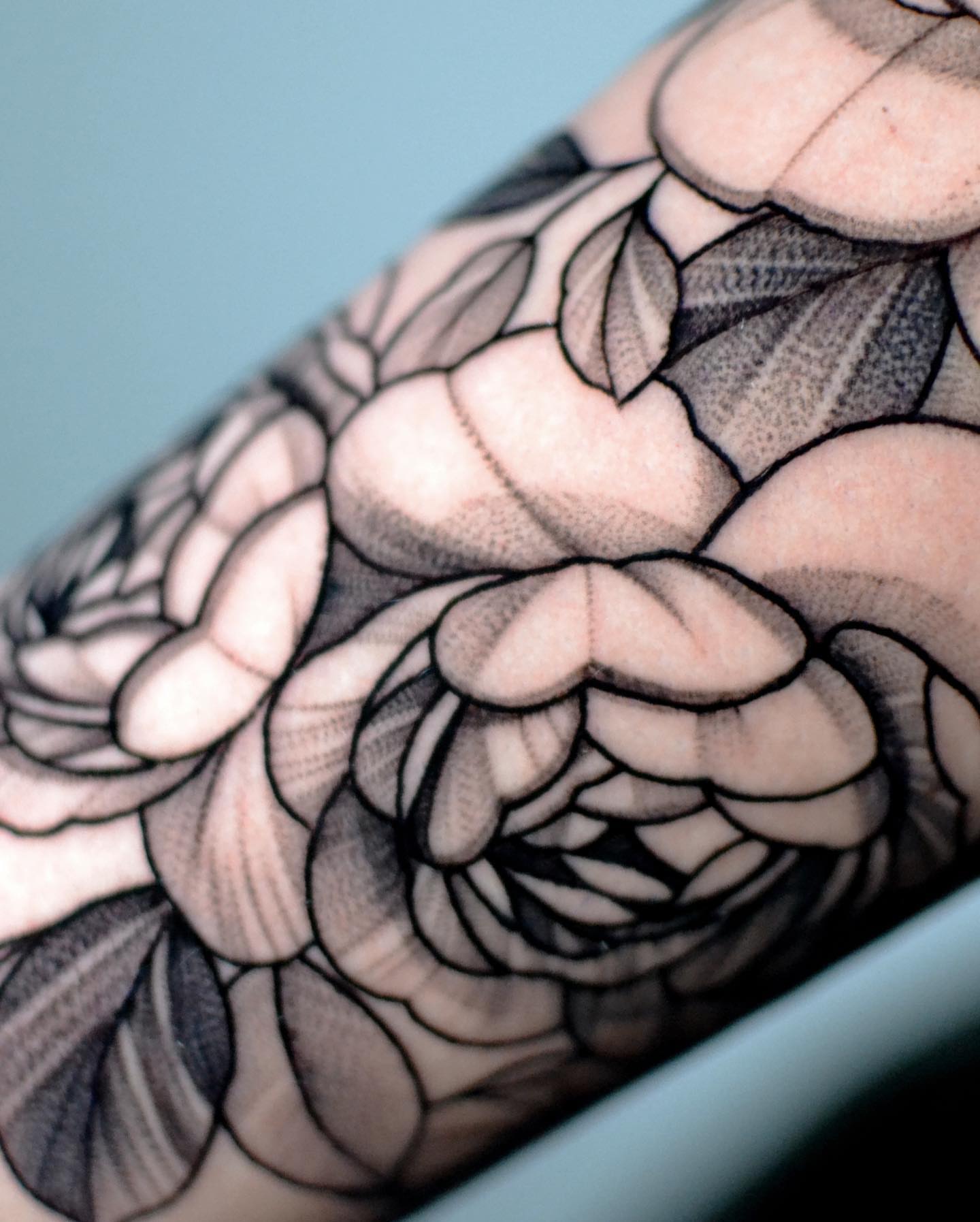 Tattoo by @chemodanov11 — black_and_grey