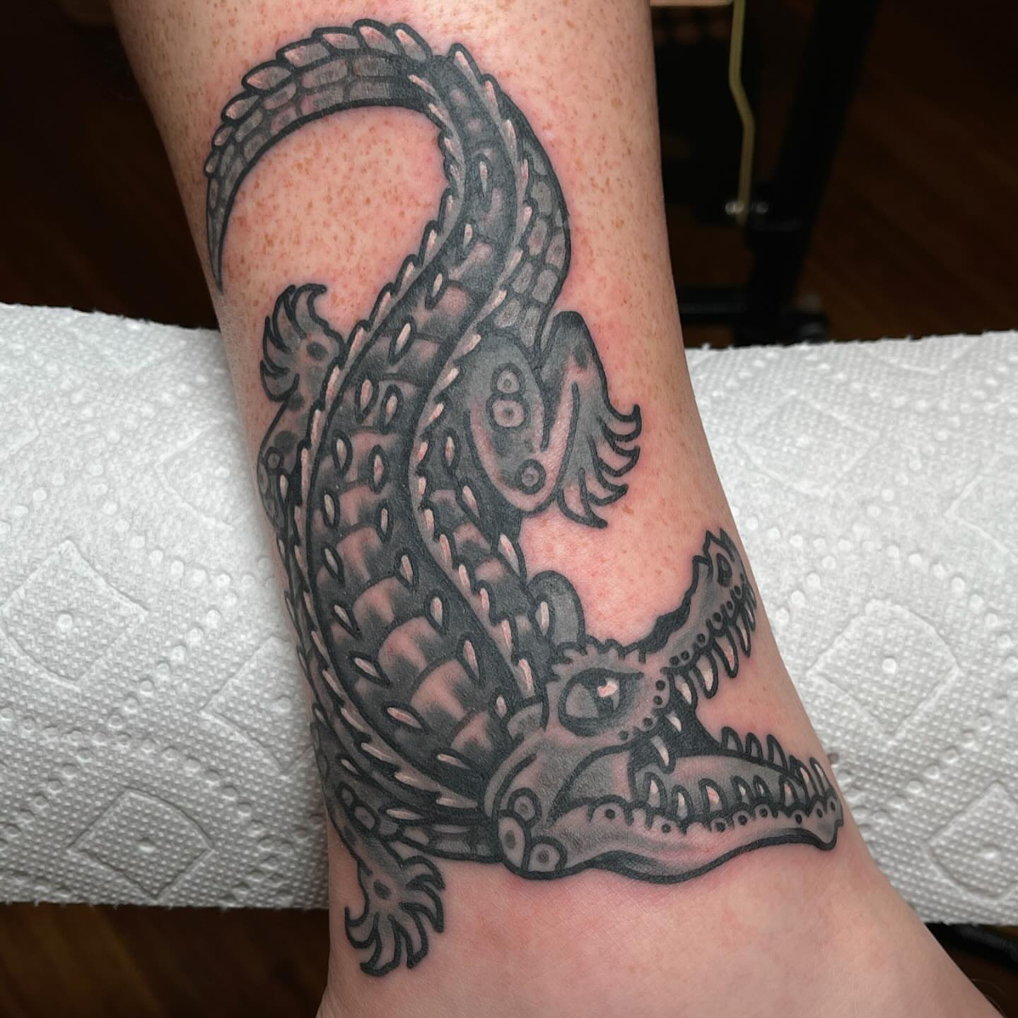 Tattoo by @craigsmithtattoos — black_and_grey