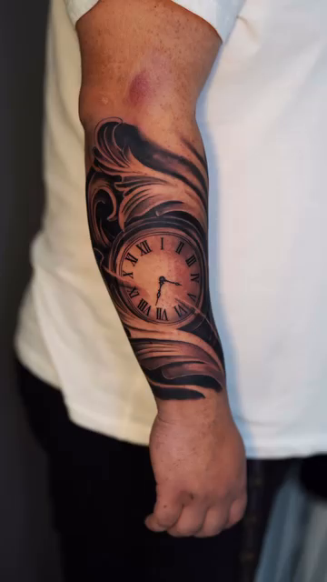 Tattoo by @bigheadtattoo — realism, black_and_grey