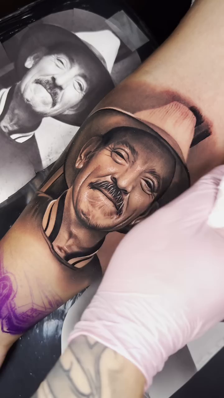 Tattoo by @temperism1 — realism, black_and_grey