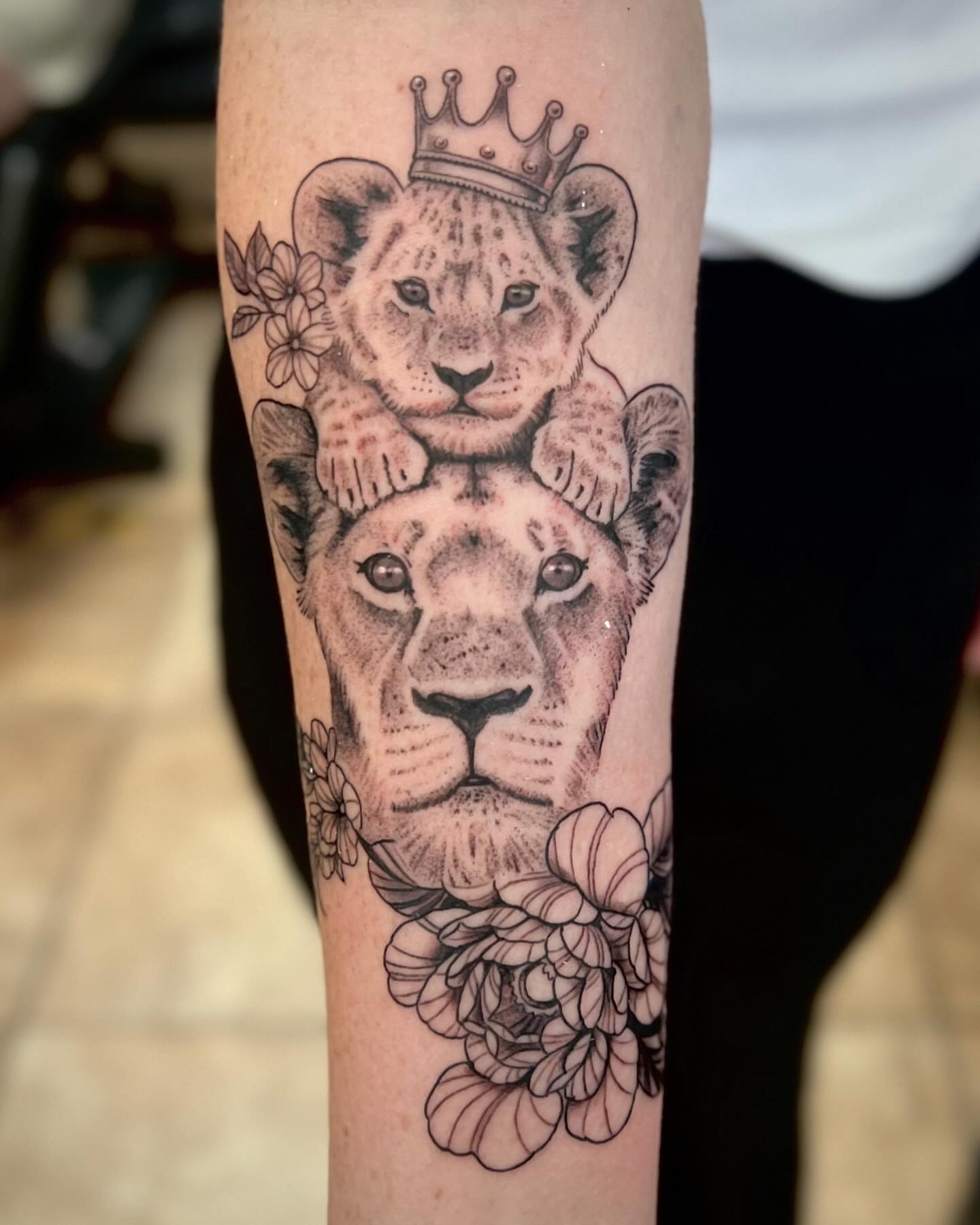 Tattoo by @keithgobleart — black_and_grey, realism