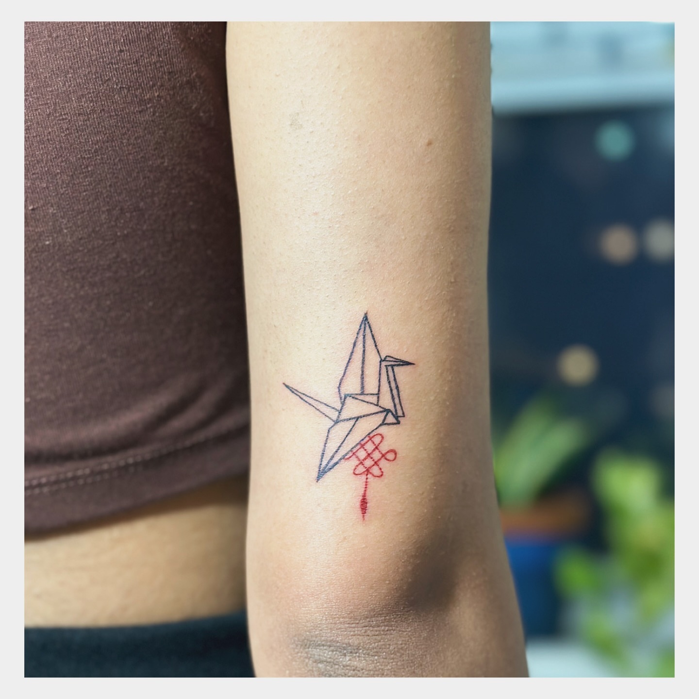 Tattoo by @engraveinks — geometric