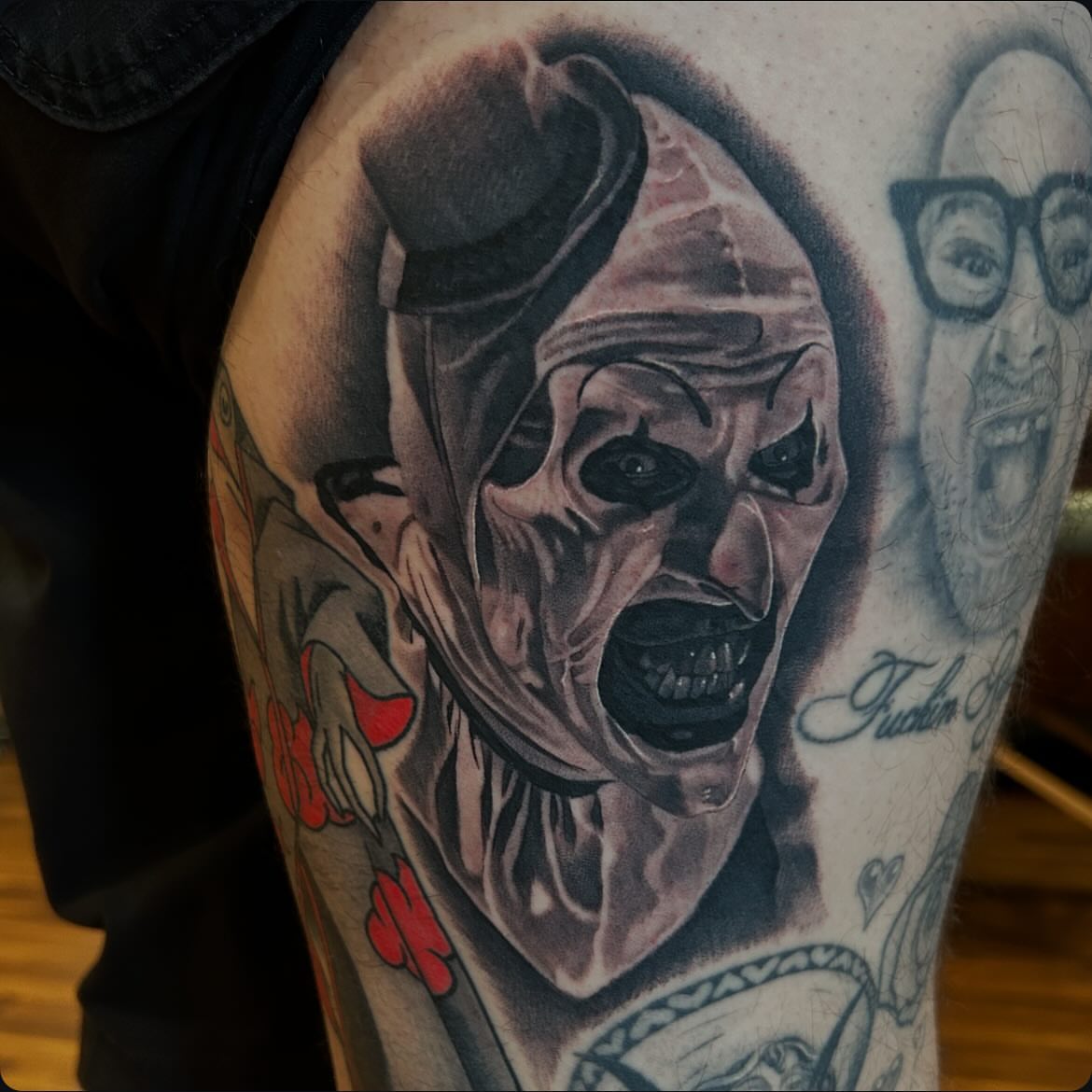 Tattoo by @acruz_707 — realism, dark_realism