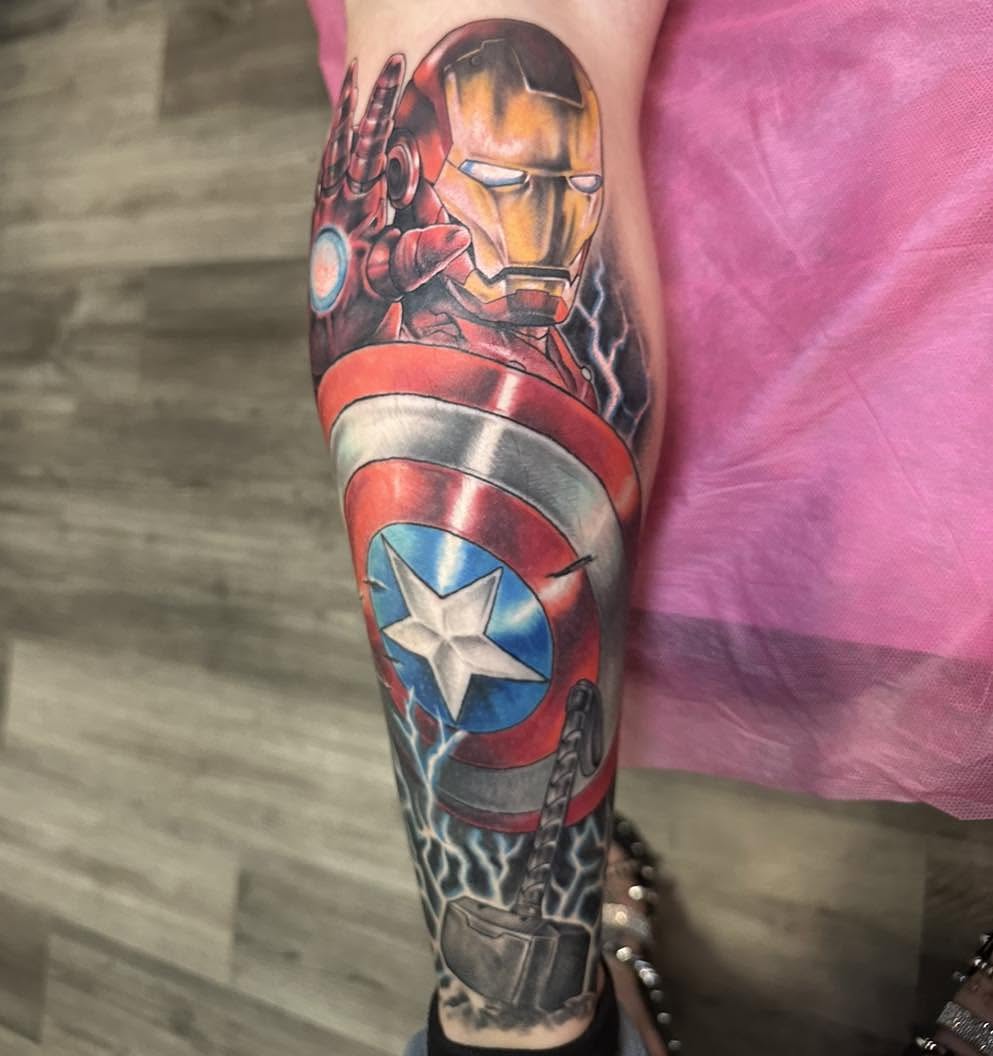 Tattoo by @sailorlori — realism, dotwork