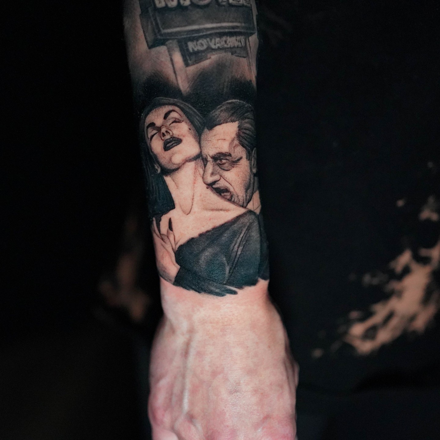 Tattoo by @dannymadsentattoo — realism, dark_realism