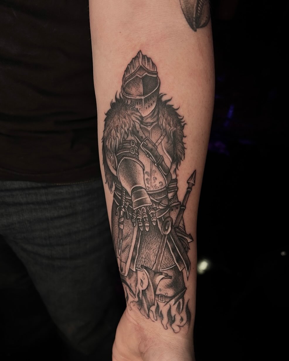 Tattoo by @petaltattoo โ black_and_grey