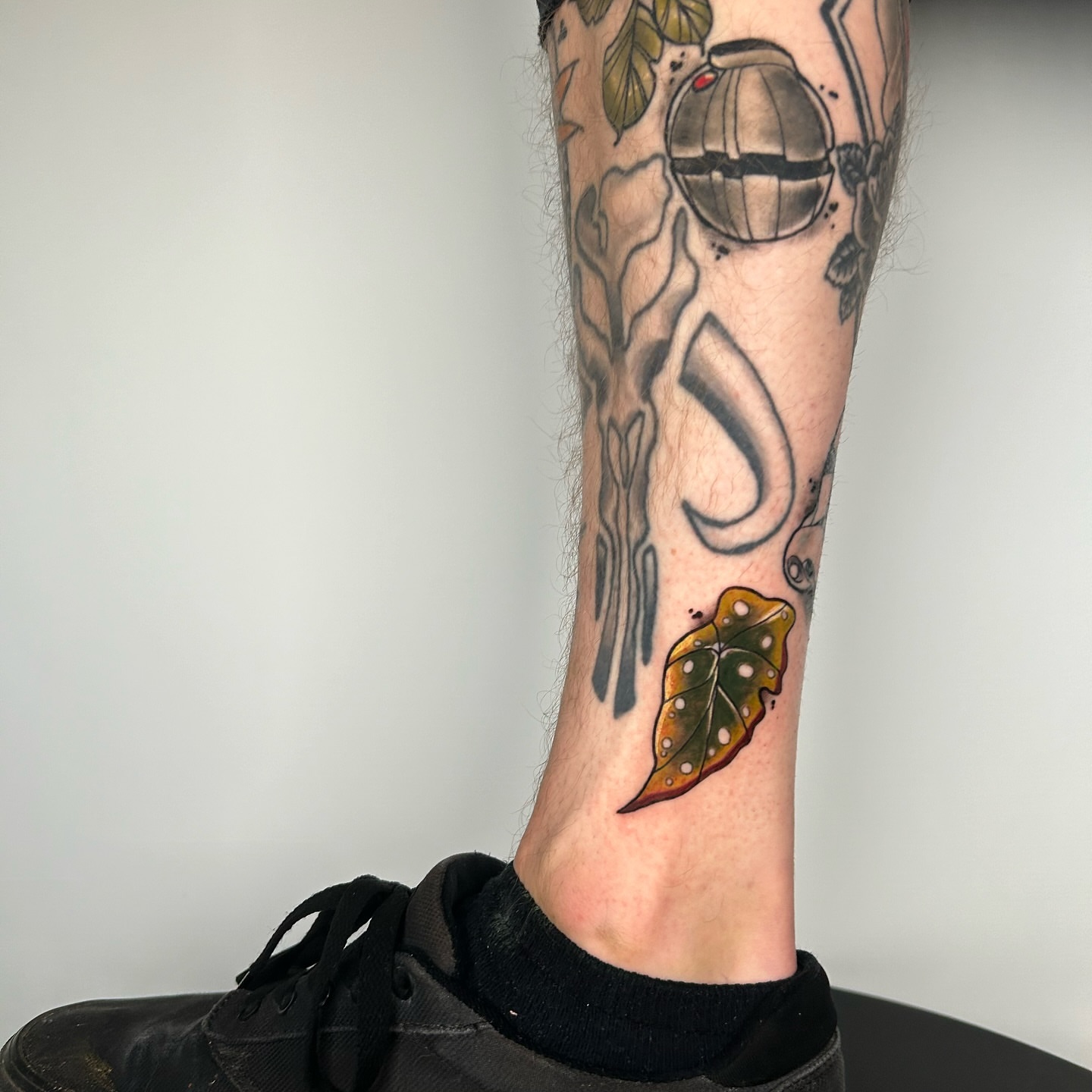 Tattoo by @darkodama — dotwork, realism