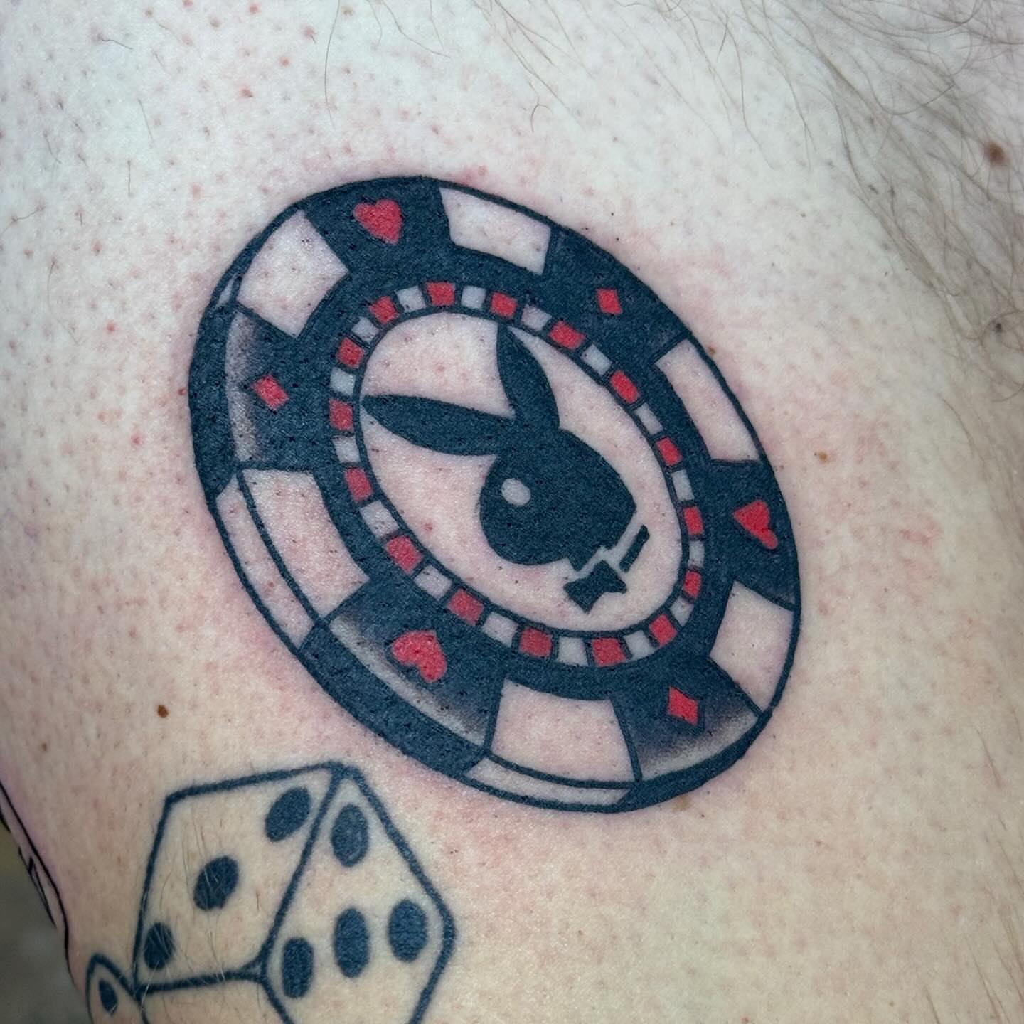 Tattoo by @gottstatts — black_and_grey