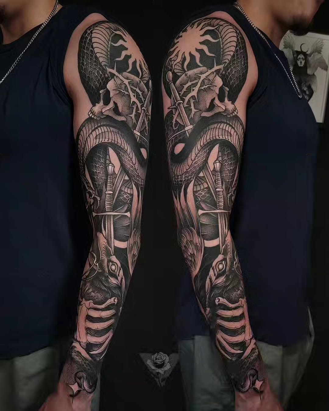 Tattoo by @v_affliction β black_and_grey, realism