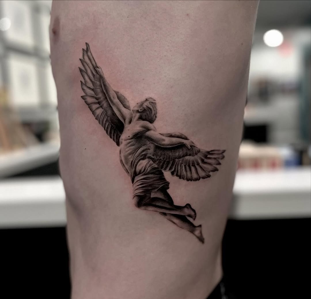 Tattoo by @leeranco_tattoos — realism, black_and_grey
