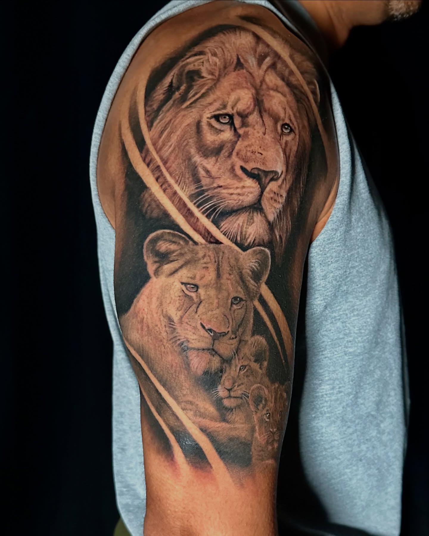 Tattoo by @reep_art_renditions — realism, black_and_grey