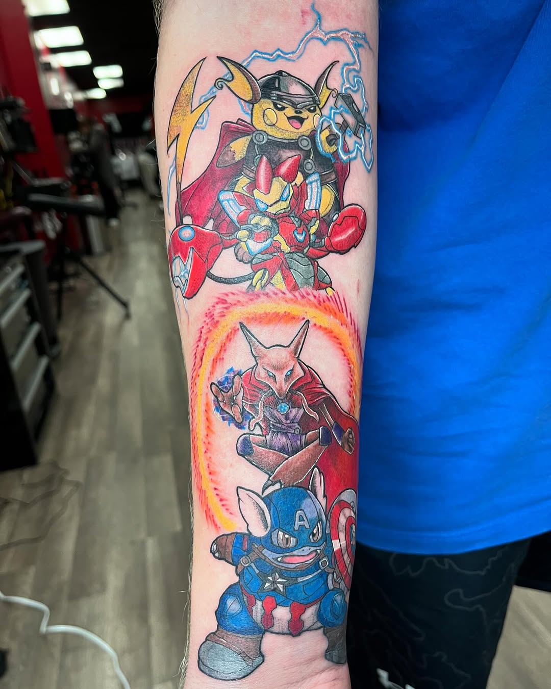 Tattoo by @illestgorilla — anime, new_school