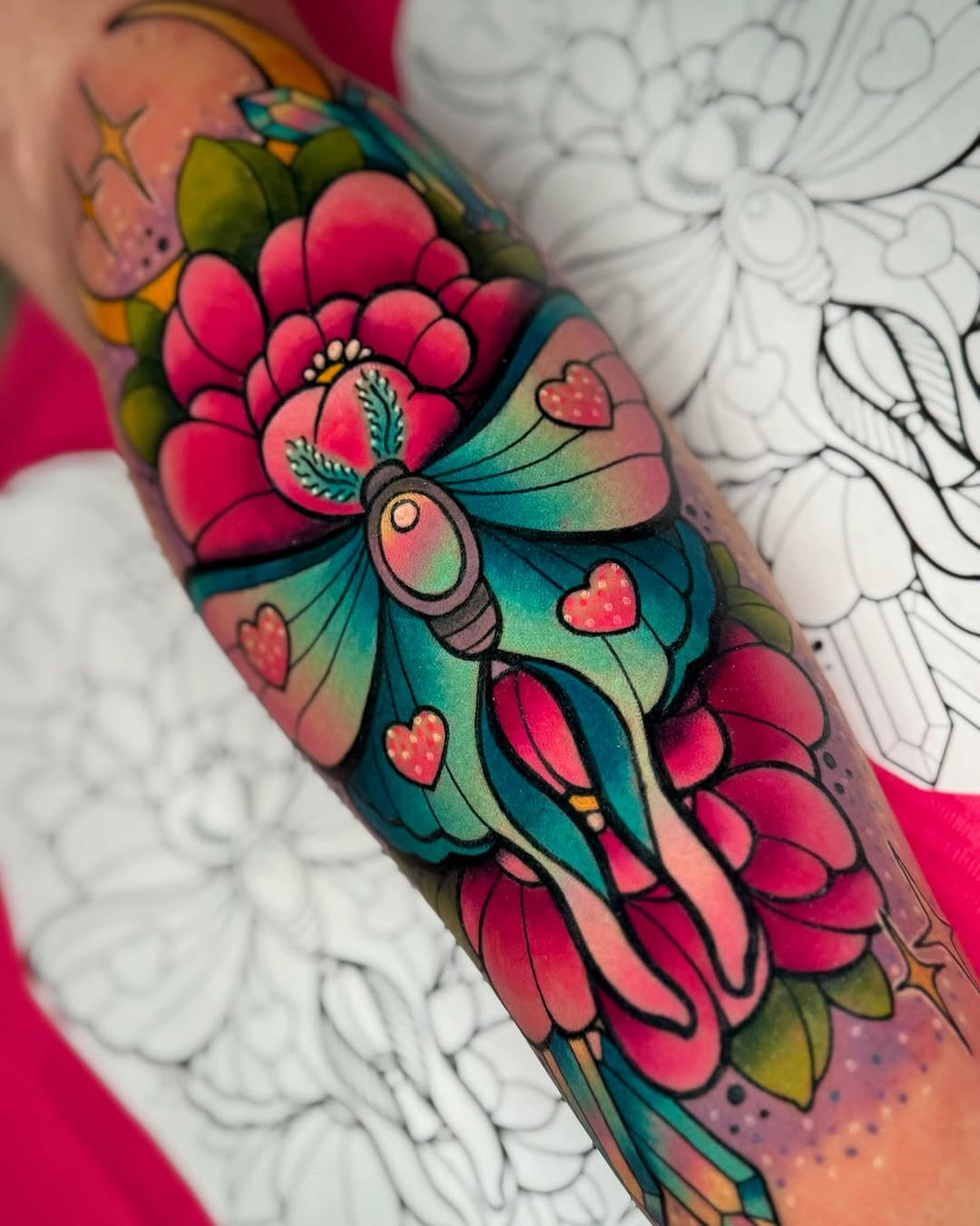 Tattoo by @briannadicksonart — neo_traditional, illustrative