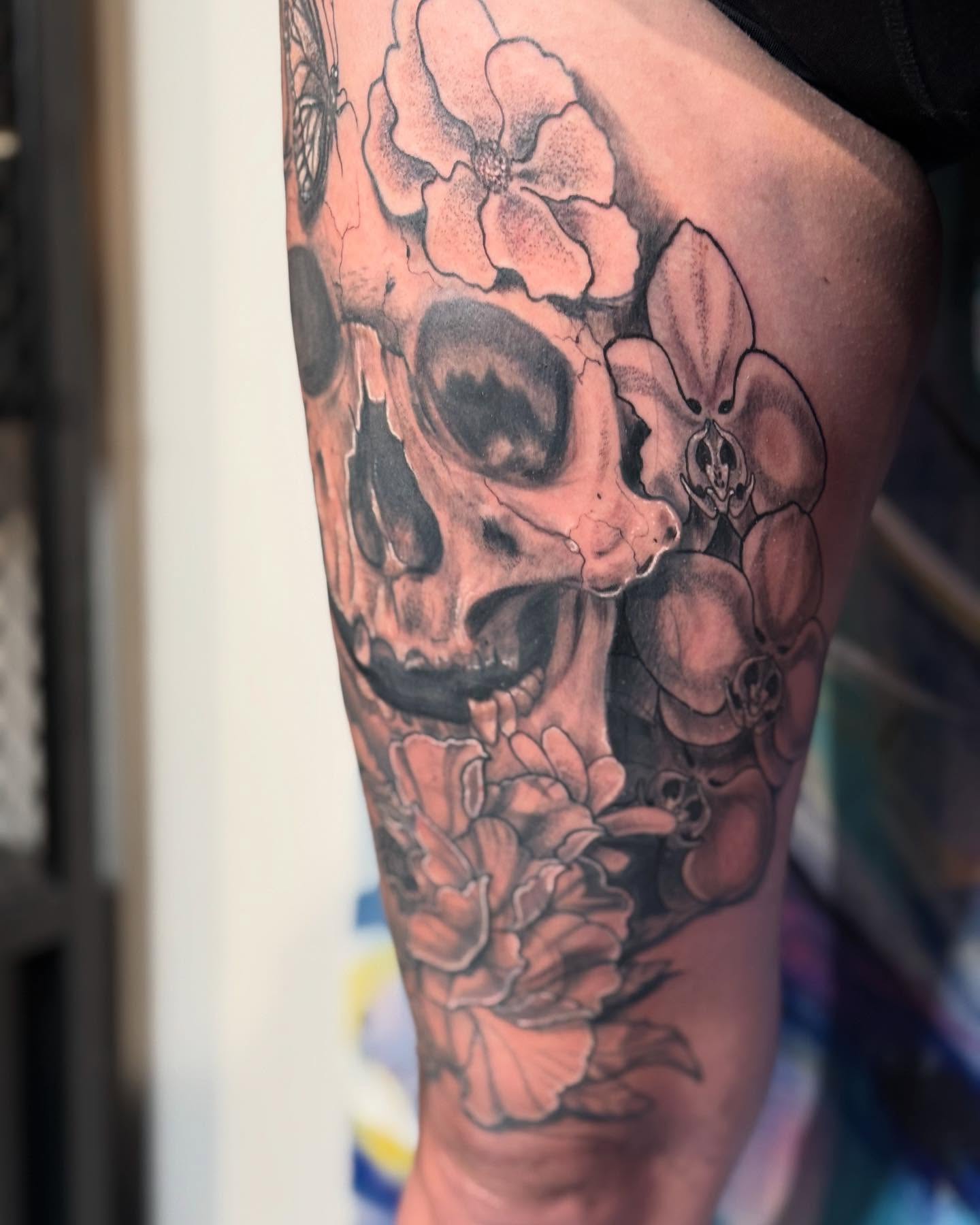 Tattoo by @artjunkiedc — realism, black_and_grey