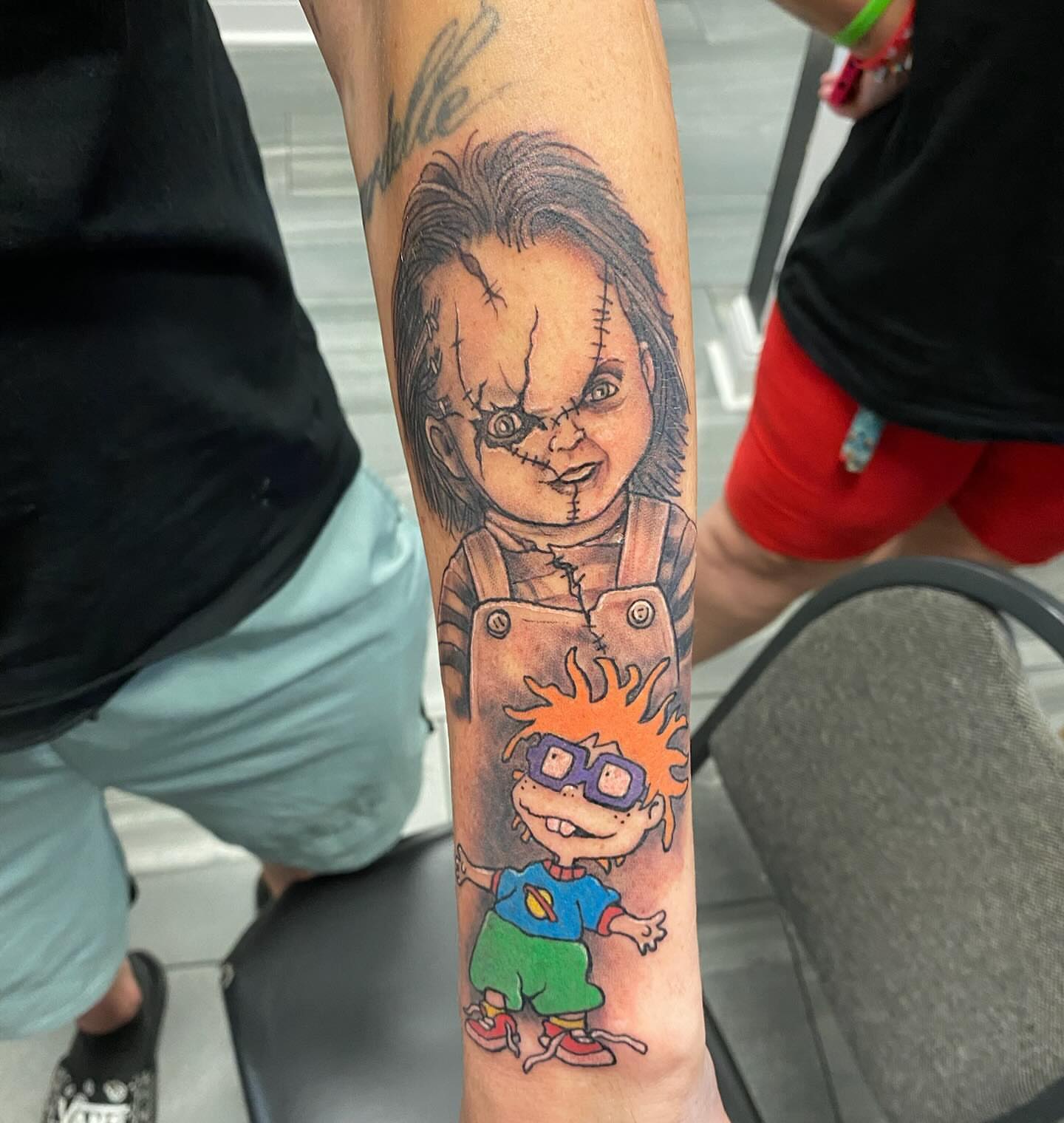 Tattoo by @miznola — realism, dotwork