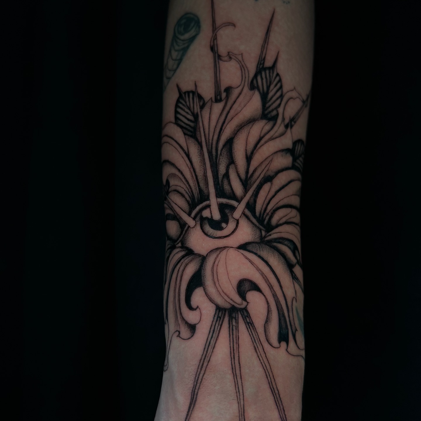 Tattoo by @beingtattoos — black_and_grey