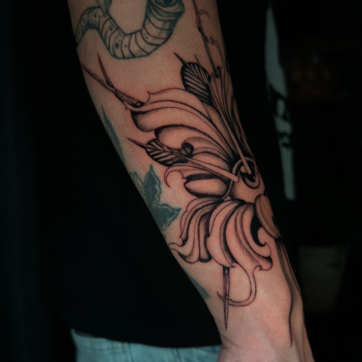 Tattoo by @beingtattoos — black_and_grey
