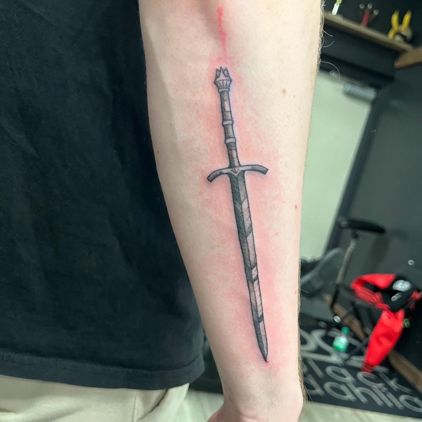 Tattoo by @damnginatattoos โ black_and_grey