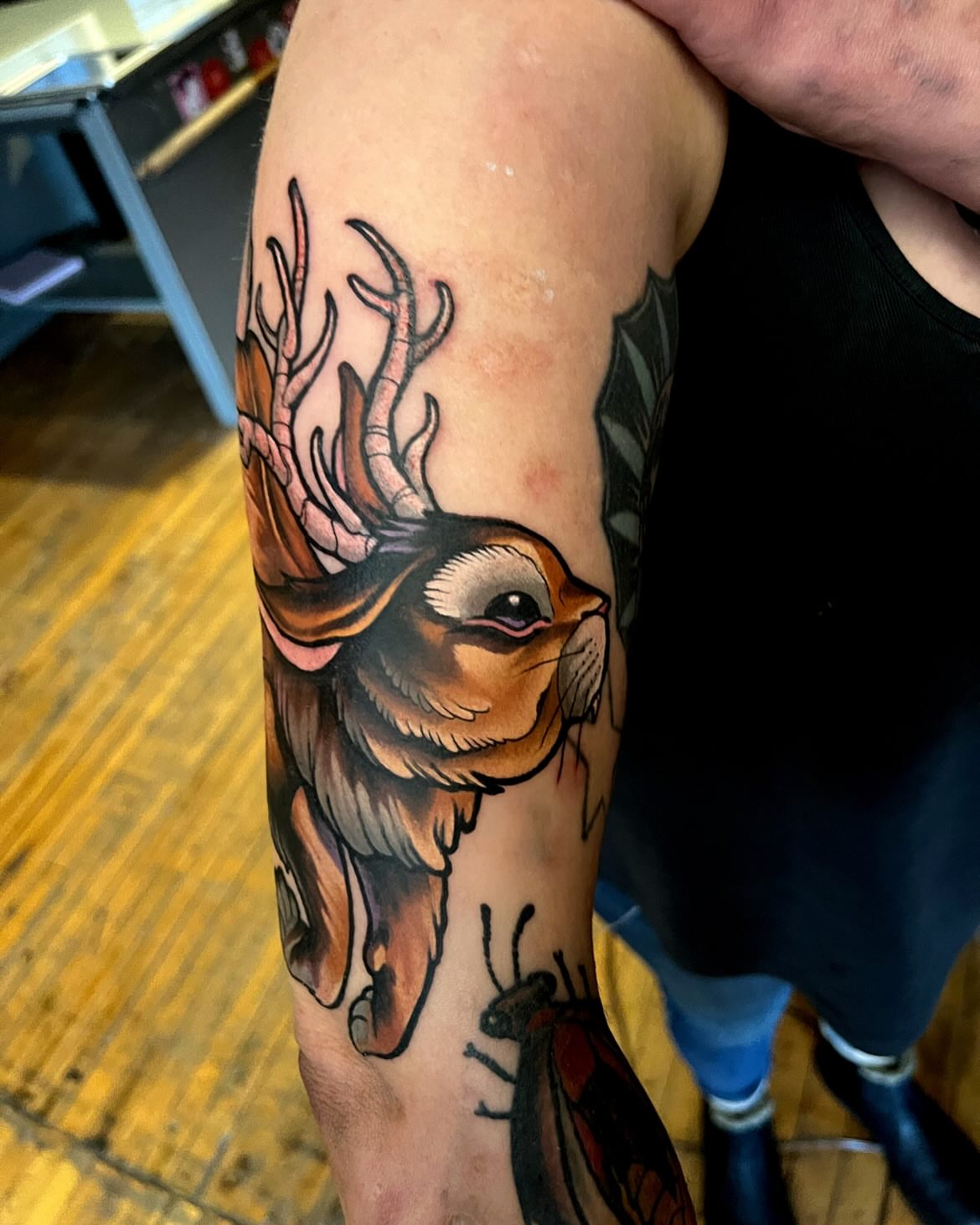 Tattoo by @heystraydog — realism