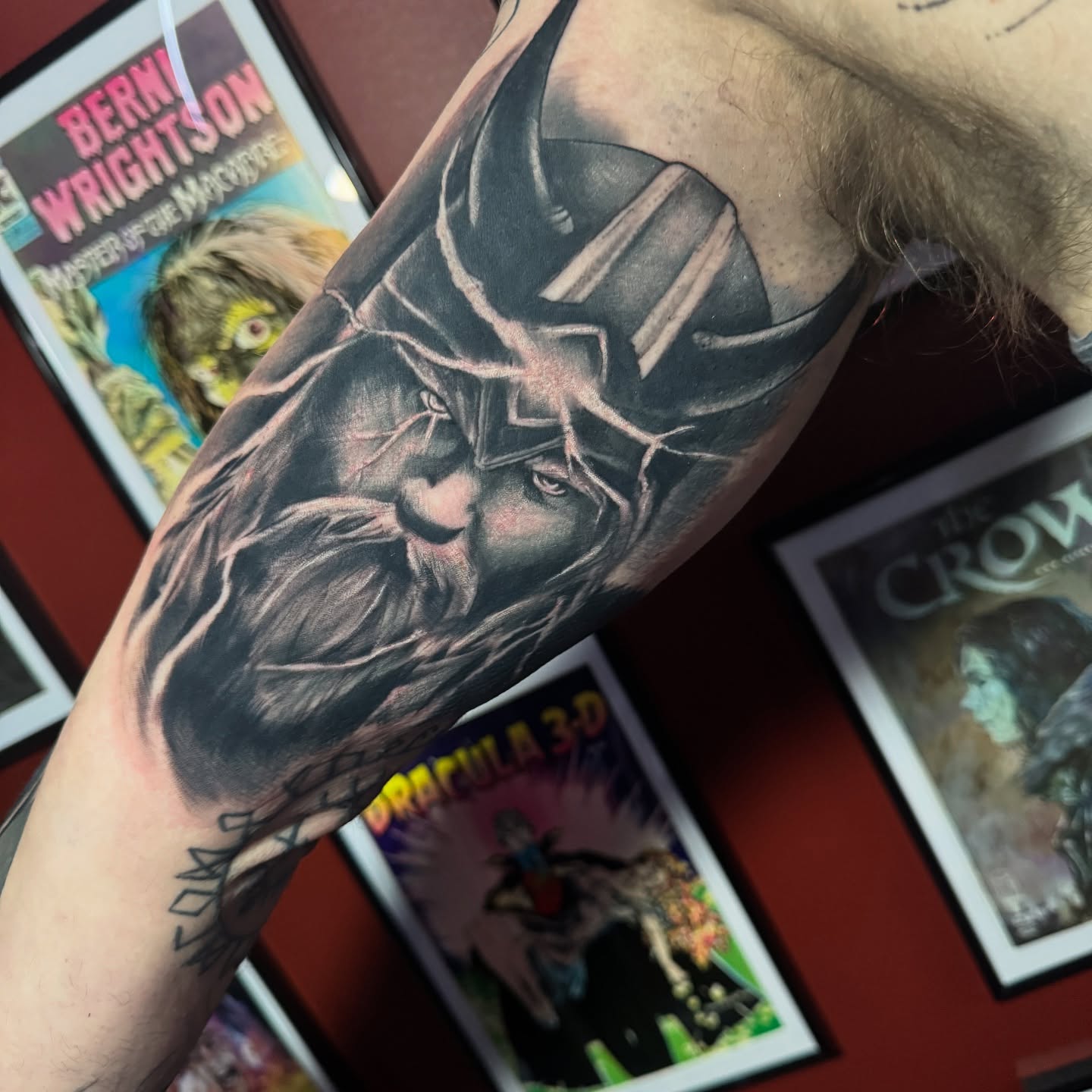 Tattoo by @garrettrautio โ realism, dark_realism