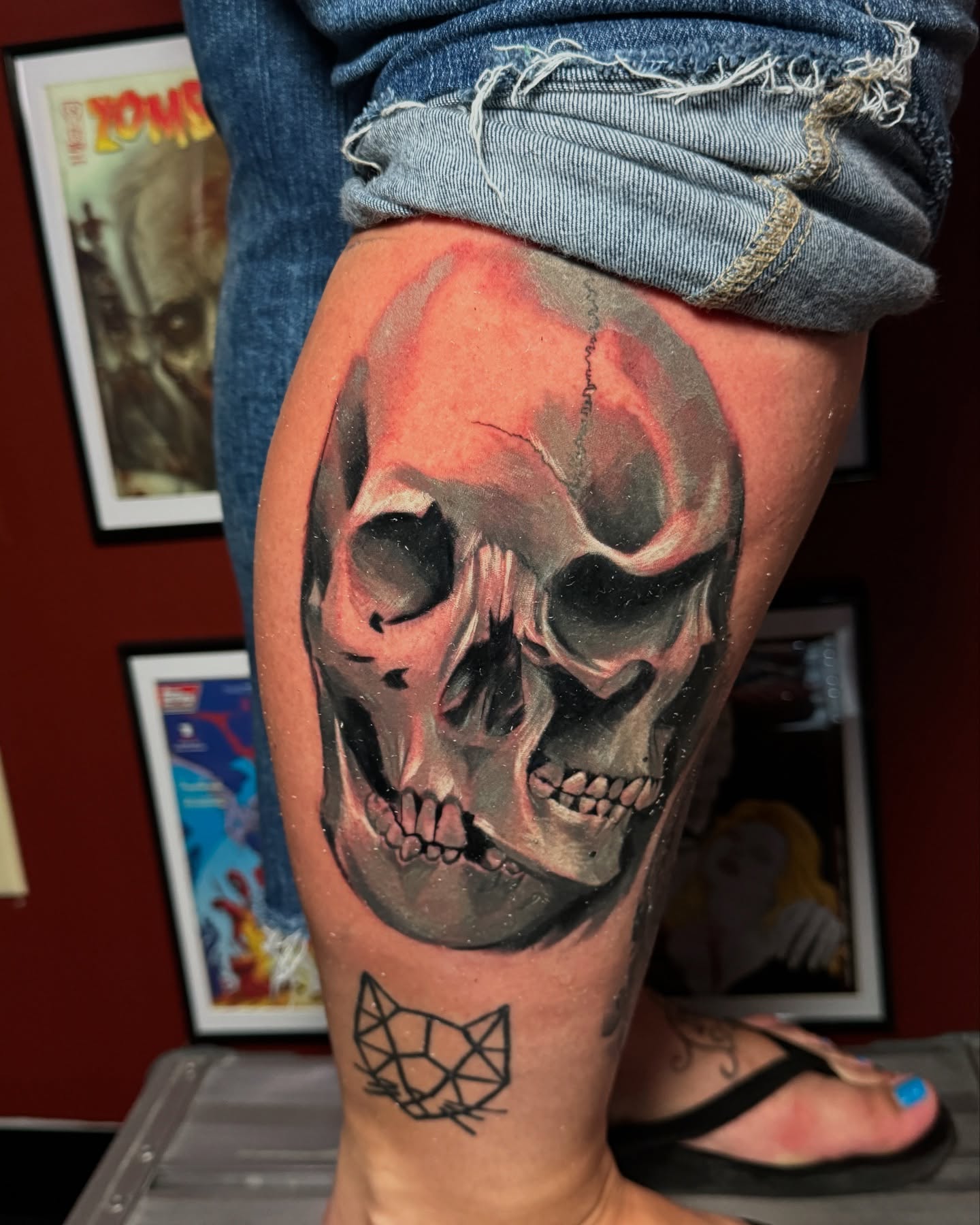 Tattoo by @garrettrautio โ realism, dark_realism