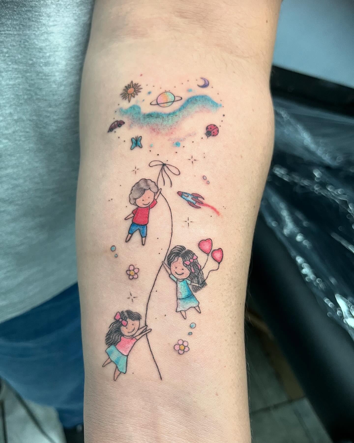 Tattoo by @alvinlouceltattooer — watercolor, illustrative