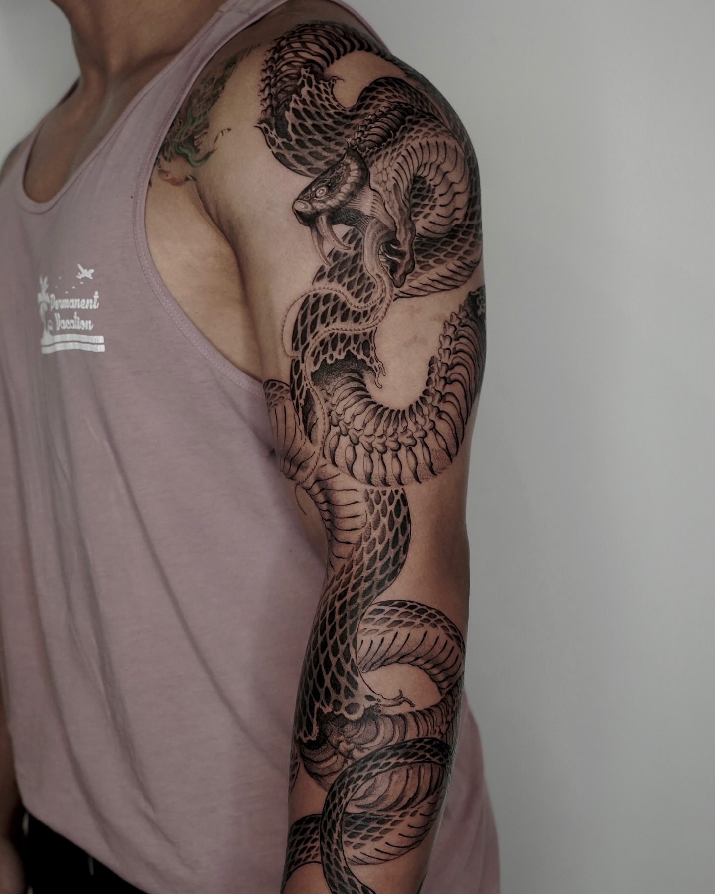 Tattoo by @think_tatt — black_and_grey