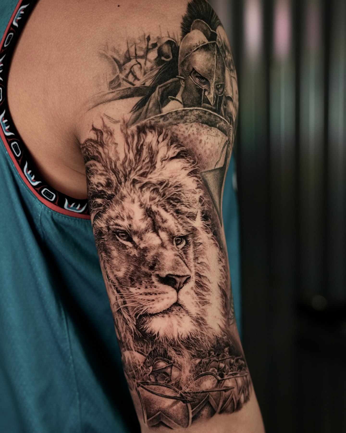 Tattoo by @zinktattoozac — realism, black_and_grey
