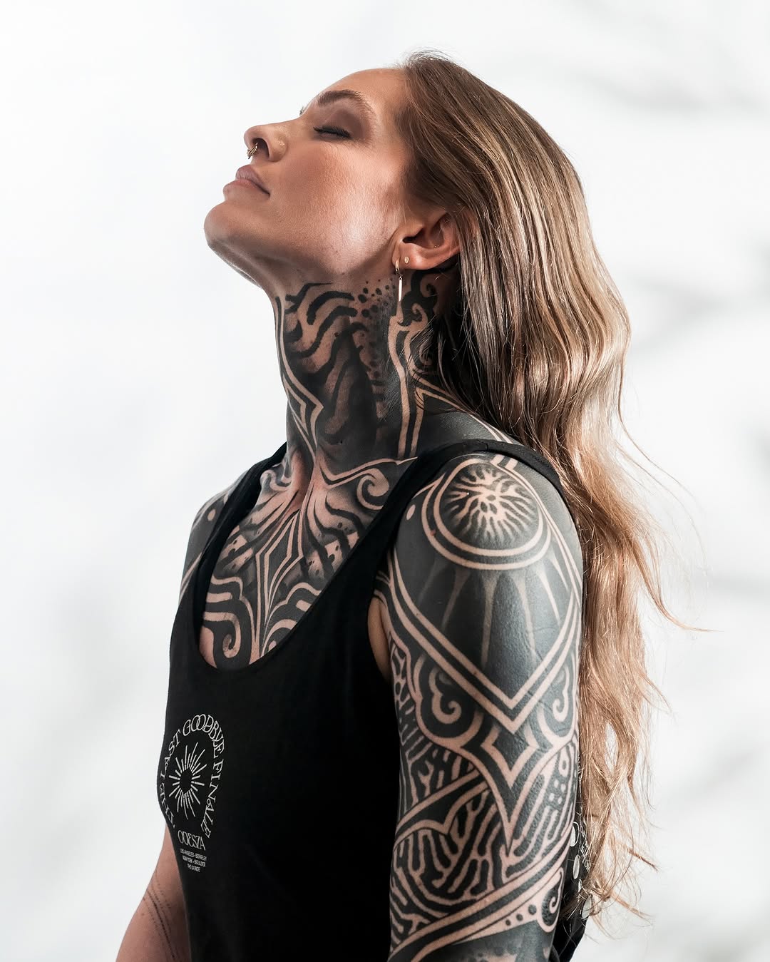 Tattoo by @katiemizuno — blackwork, ornamental