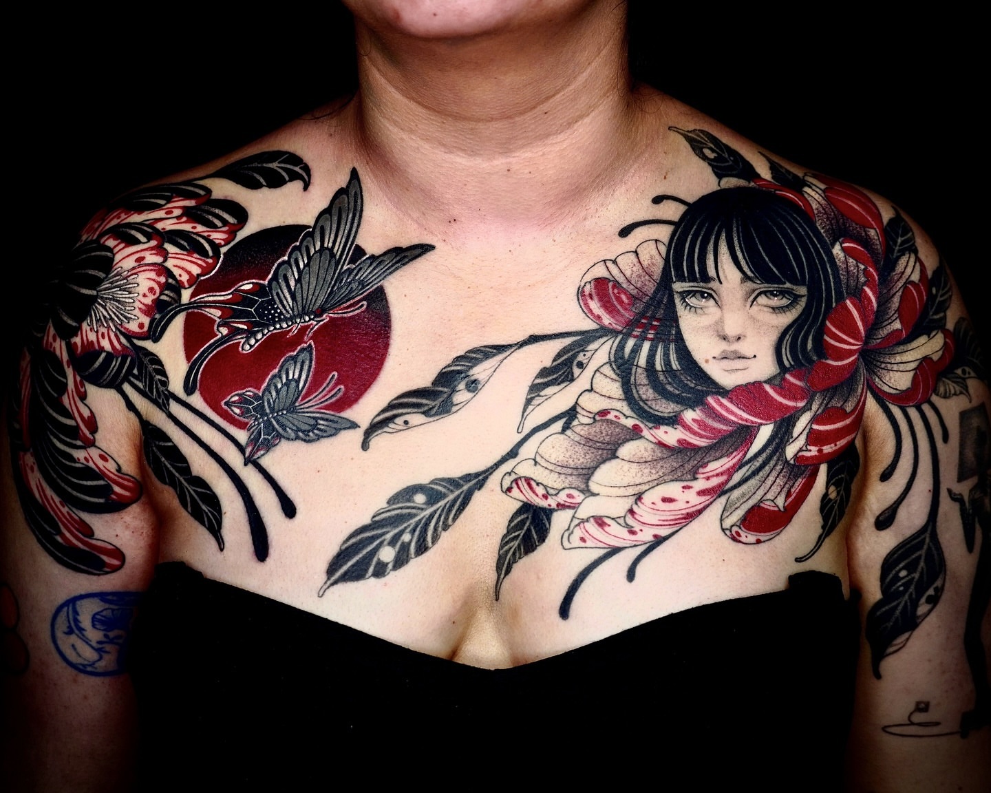 Tattoo by @jaded_youth_ — japanese_irezumi, anime