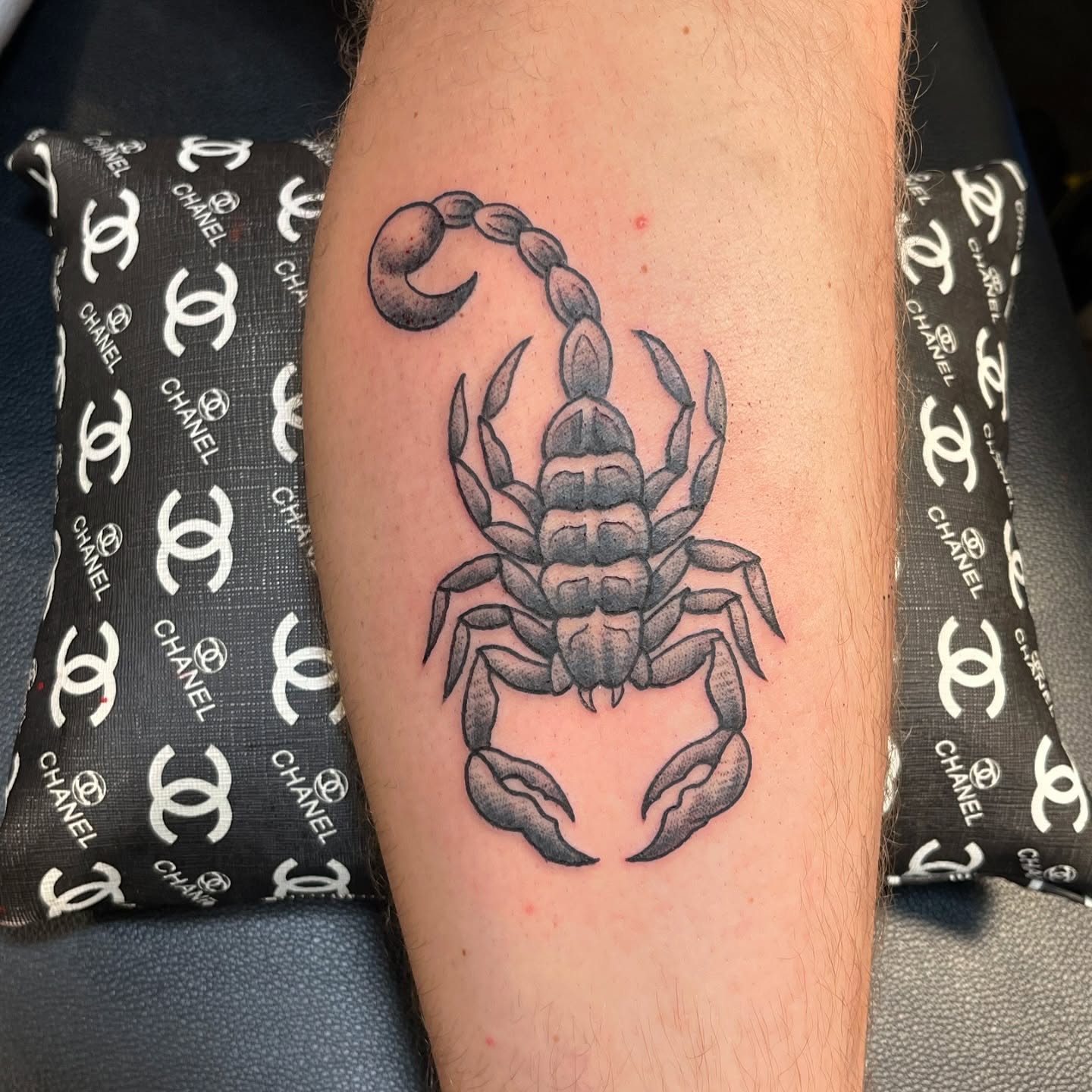 Tattoo by @corylarge — black_and_grey