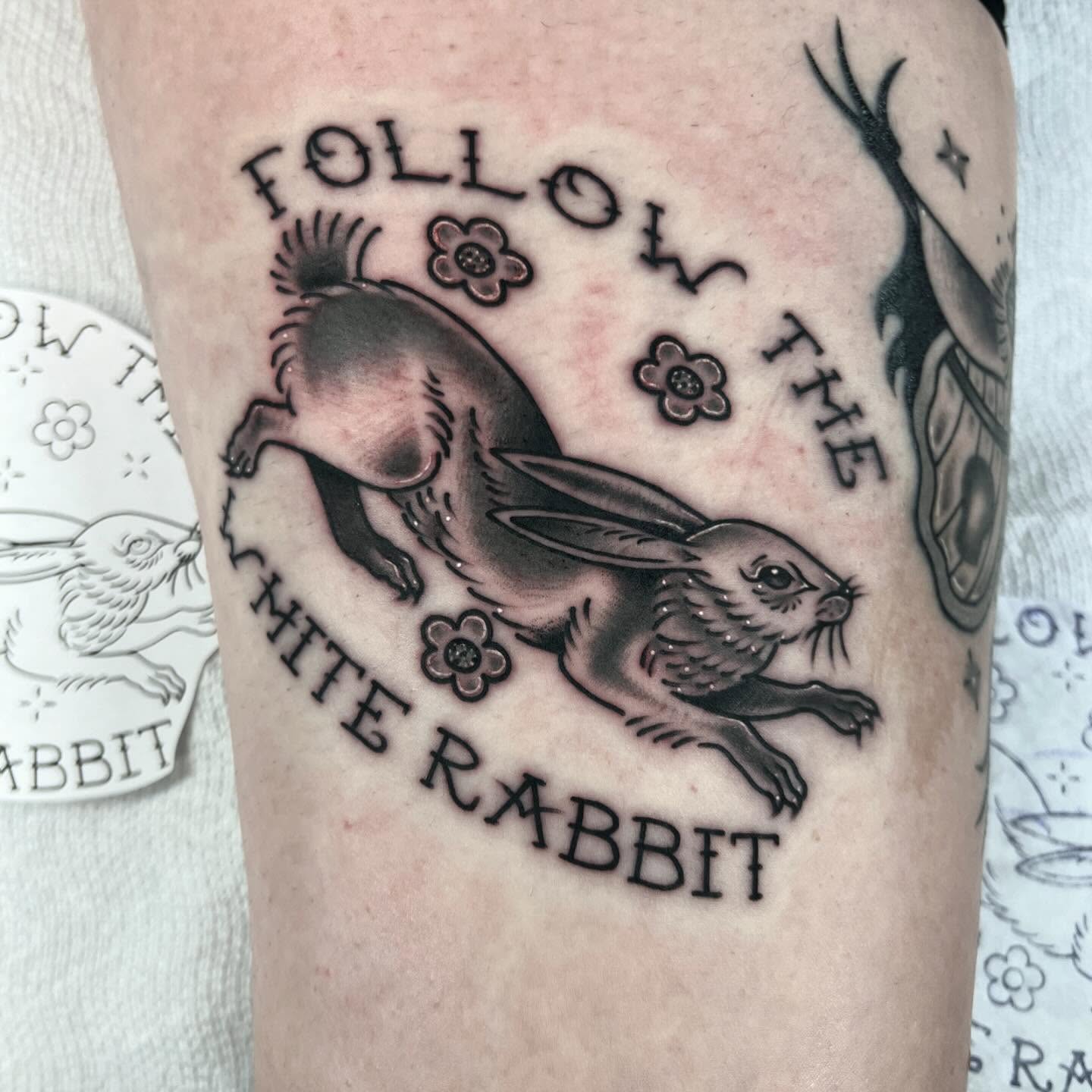Tattoo by @howler.tattoos โ black_and_grey
