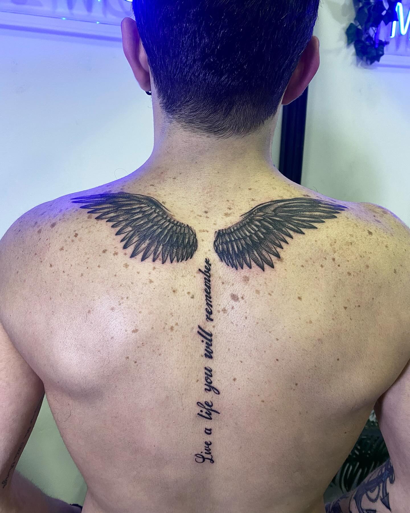 Tattoo by @skins_aj — black_and_grey