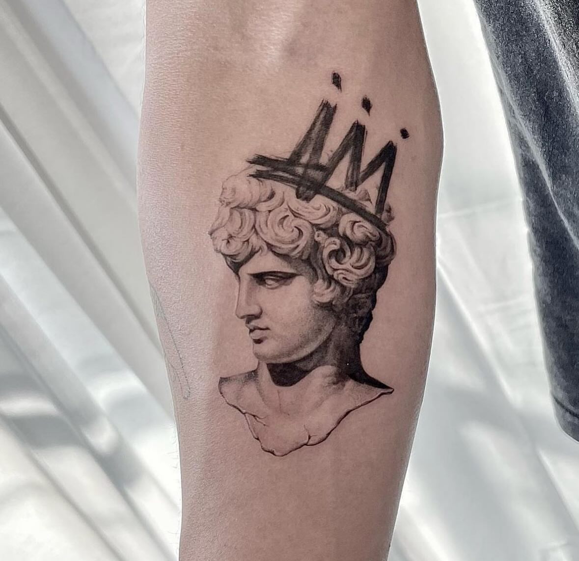 Tattoo by @oori_tattoo — black_and_grey, realism