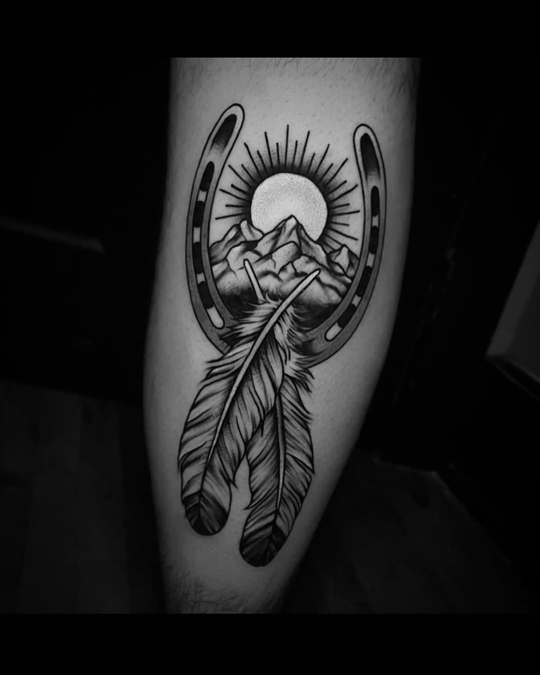 Tattoo by @sirenofsaturn — black_and_grey, realism